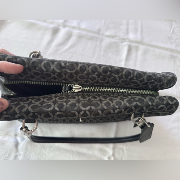 Coach Black and Gray Satchel - Picture 7 of 11